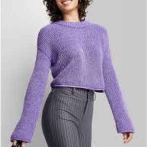 Wild Fable Lavender Crew Neck Sweater